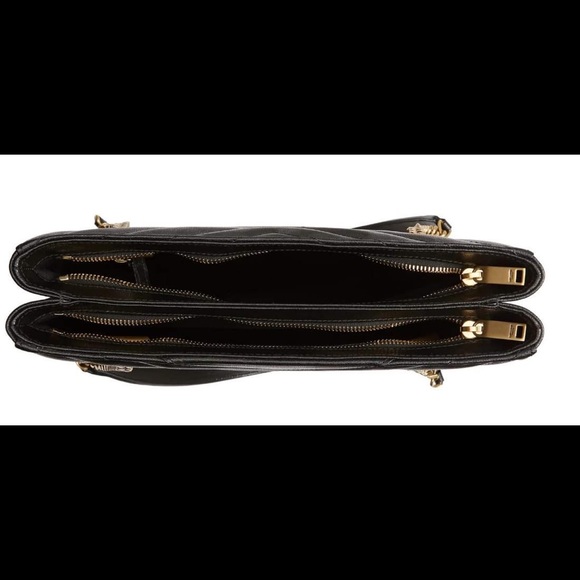 SAINT LAURENT S TribecaQuiltedCalfskin LeatherTote - Picture 4 of 5